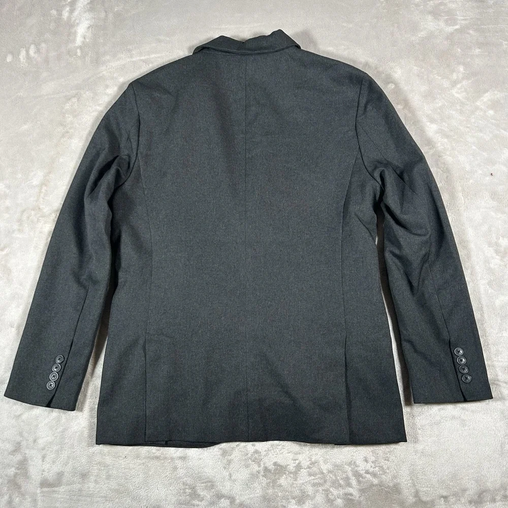 Bluffworks Gramercy Travel Blazer Men's Size 40R Slim Fit Navy Blue Zip Pockets - Picture 6 of 16